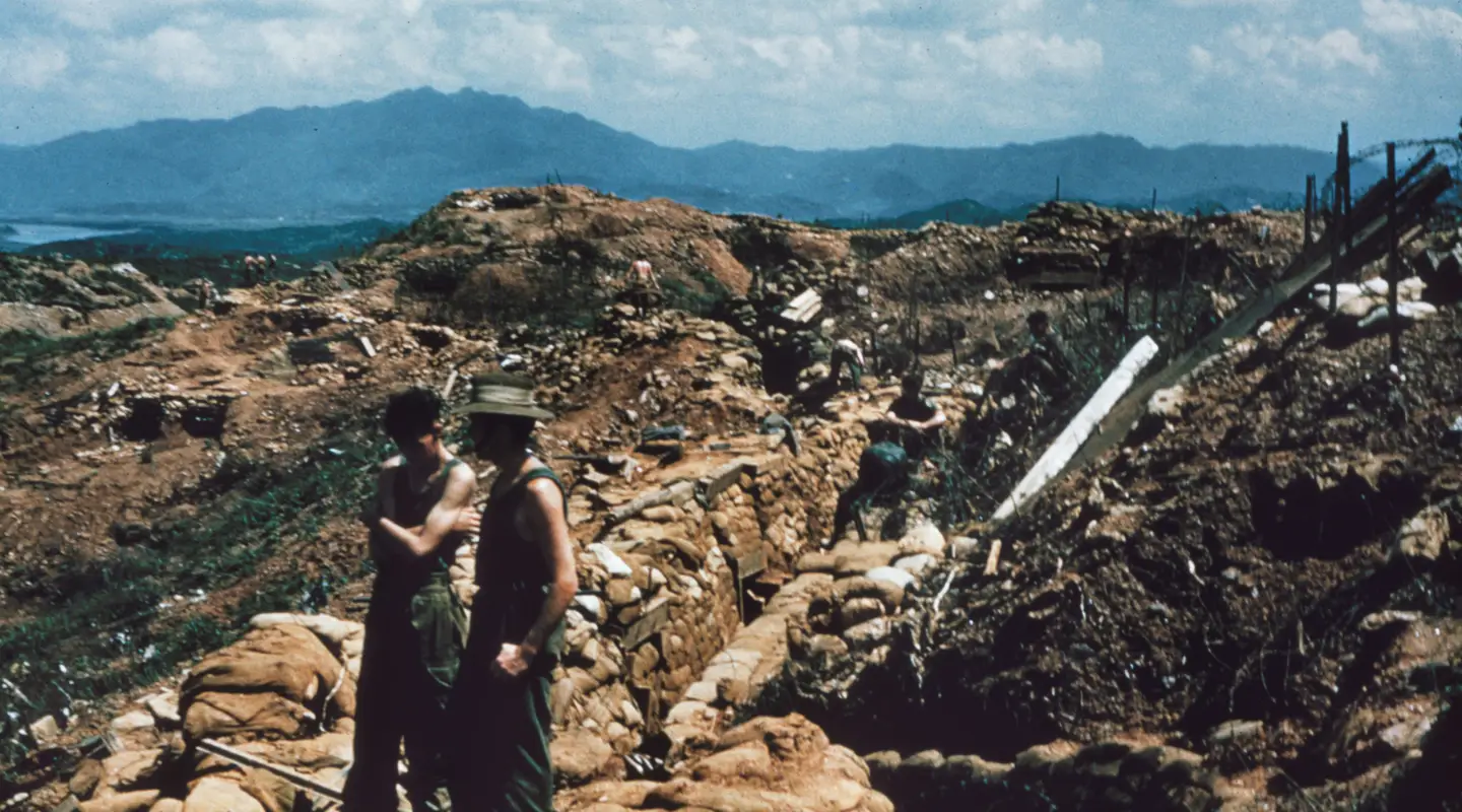 The Samichon Valley as seen from the Hook in July 1953