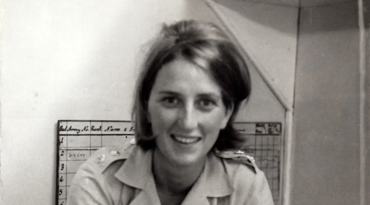 Photo of Di Fairhead while serving in Vietnam