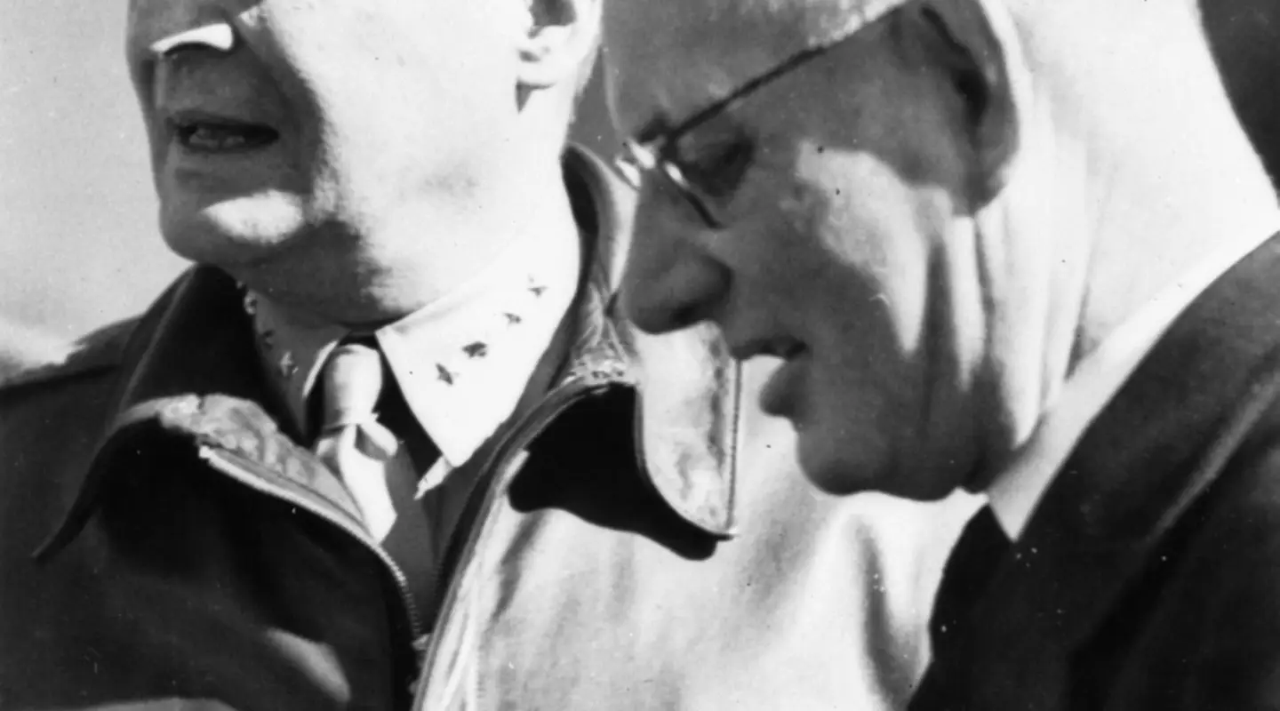 General Douglas MacArthur and Prime Minister John Curtin, 1943