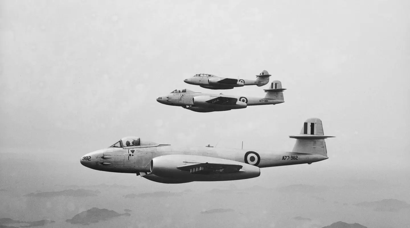 Meteor jets No.77 Squadron
