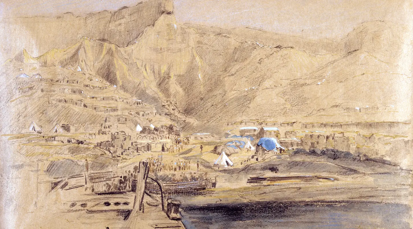 Horace Moore-Jones, NZ & A Headquarters, North Beach below the Sphinx, Gallipoli, 