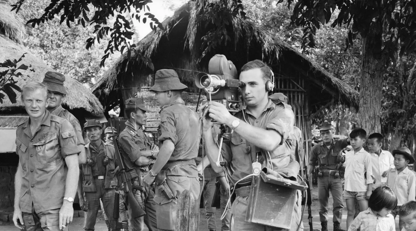 Official Army Public Relations cinematographer David Combe