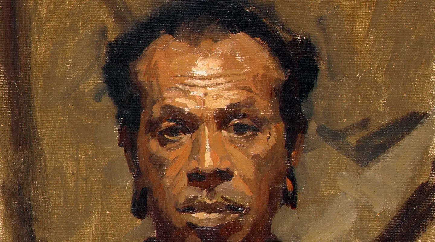 Painting of Bagita, a PNG Sergeant