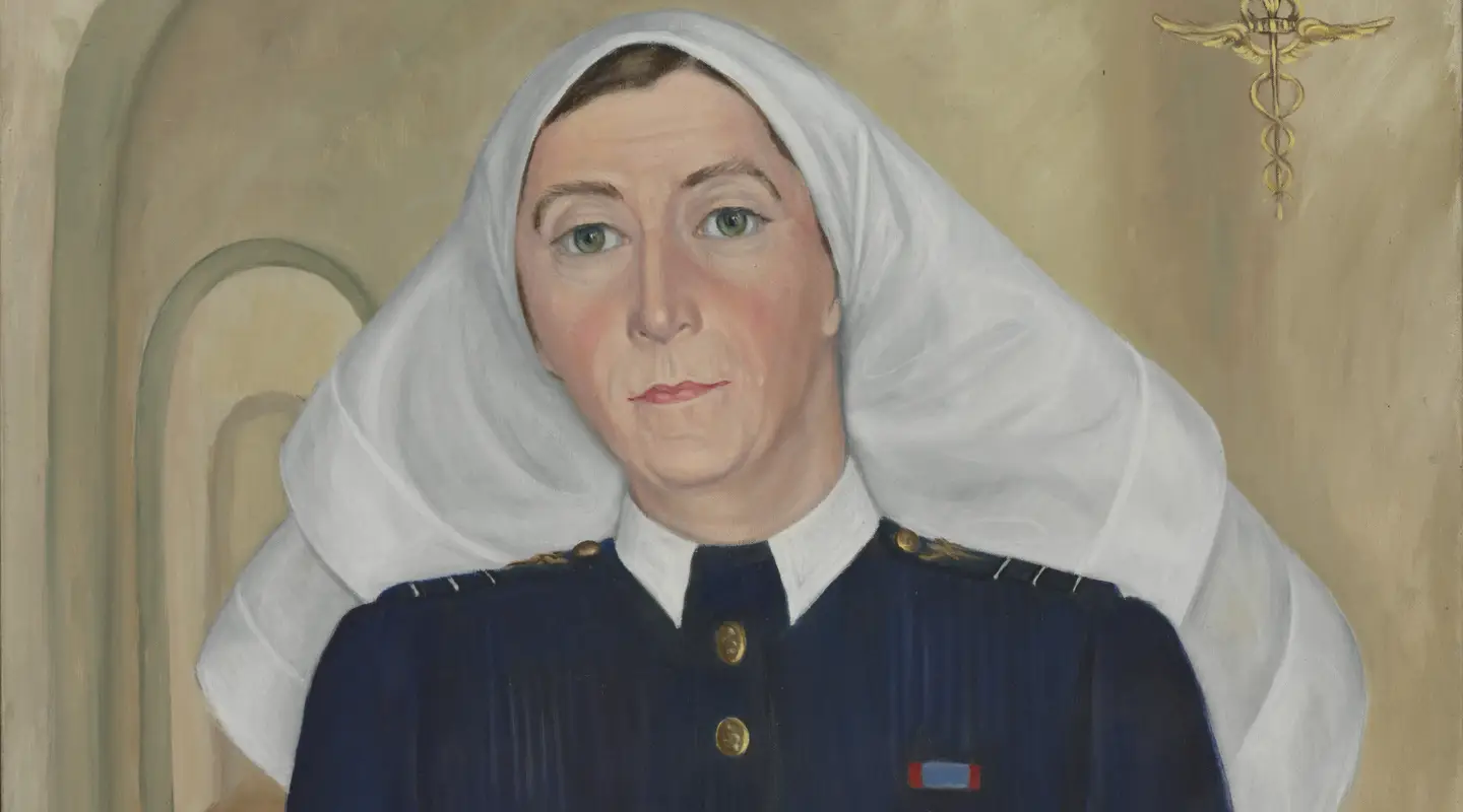 Matron Muriel Doherty, RAAFNS, Alfreda Markovitch, 1948, oil on canvas