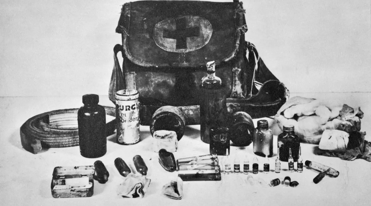 Japanese troop medical supplies. AWM P02443.004