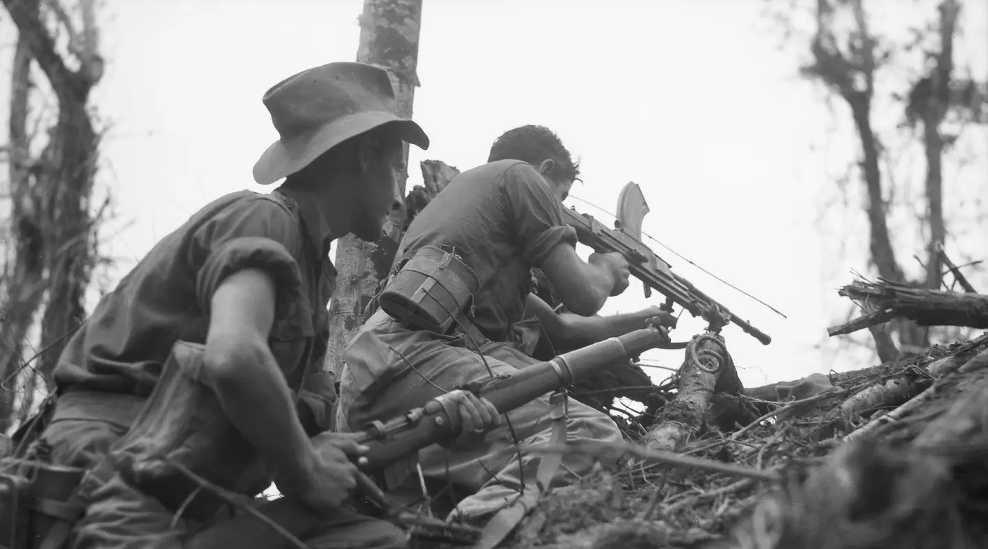 Wewak, Pte Inglis and Pte J. Pie
