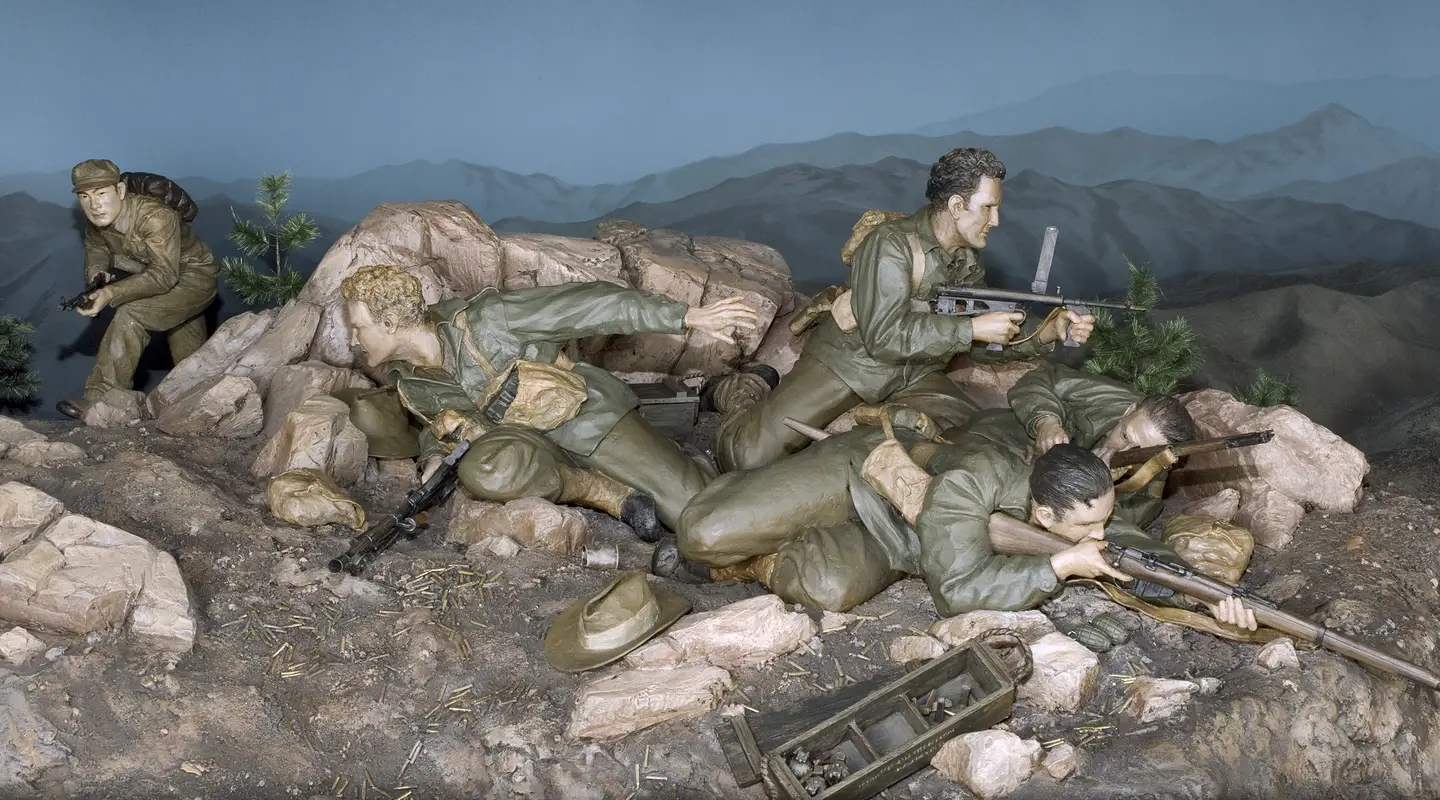 Battle of Kapyong diorama