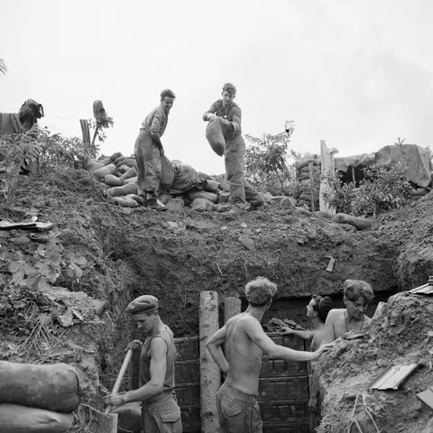 Constructing a dugout