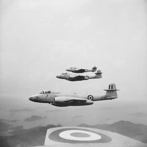 Meteor jets No.77 Squadron
