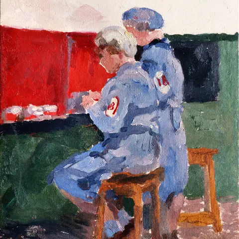 Sybil Craig, Inspection branch, Army (Detonator Section, Commonwealth explosives factory, Maribyrnong), 1945