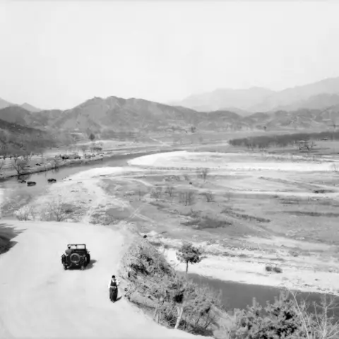 View of the river valley, seen from the defensive positions held by 3RAR