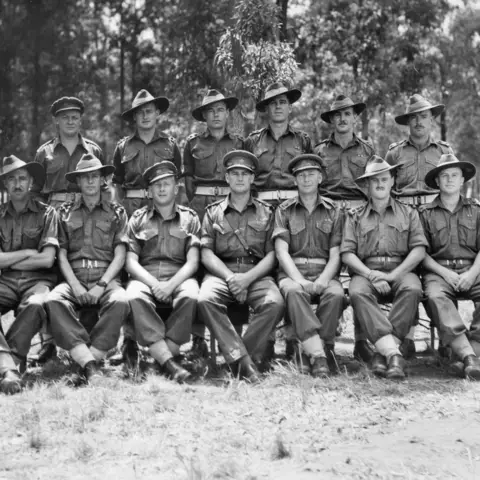 Original officers of the 2/4th Infantry Battalion, 19th Infantry Brigade. 081171