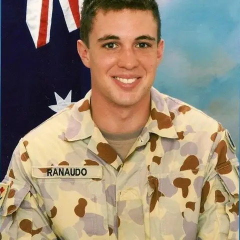 Portrait of Benjamin Ranaudo. Photo courtesy from Australian Army.