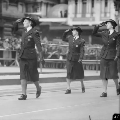 The leaders of the Australian Red Cross Voluntary Aid Detachment