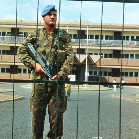 Private Robert Syron, a member of 2nd/4th Battalion, The Royal Australian Regiment (RAR)
