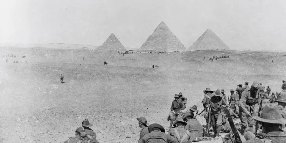 Soldiers of the 10th Battalion take a break during an exercise near Mena. 