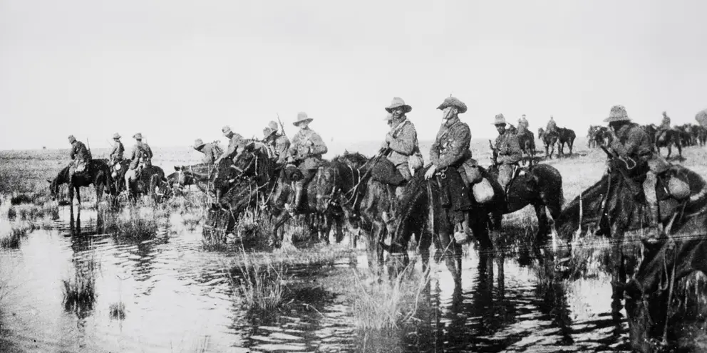 Mounted troopers