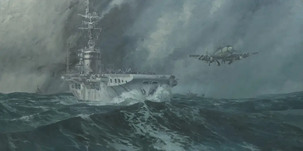 HMAS Sydney in Korean waters, 1951-52, Ray Honisett