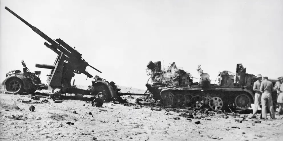 MOBILE 88 MILLIMETRE FLAK 36 GERMAN GUN