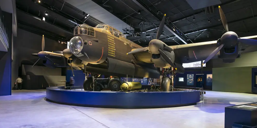 G for George Avro Lancaster on display in 2019