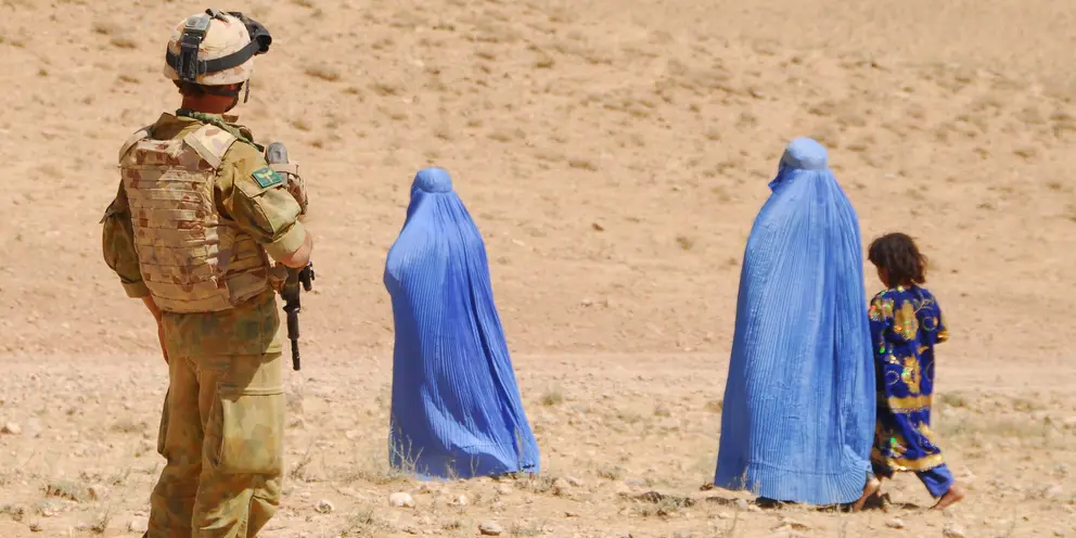 Australian security operations in Oruzgan Province gave local people the chance to vote in the Afghan elections