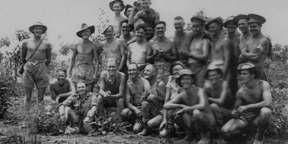 Lyle’s uncle Pat Holt (far right, standing, wearing driver’s cap)