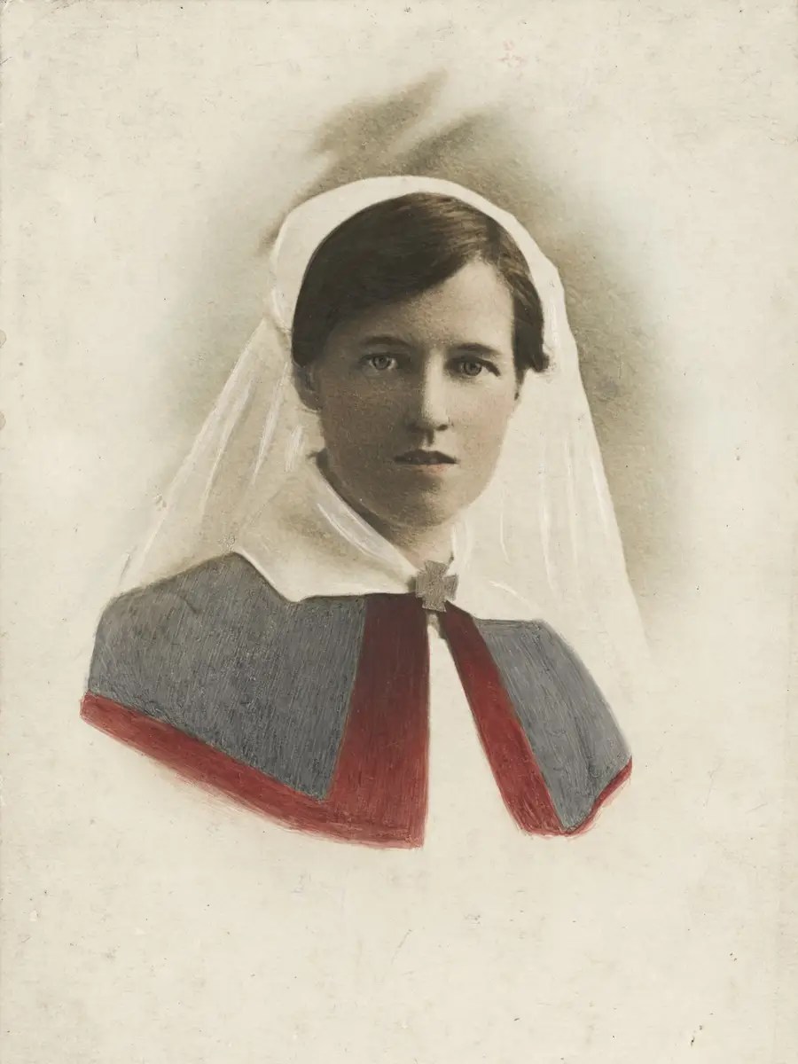 Studio portrait of Sister Edith Blake