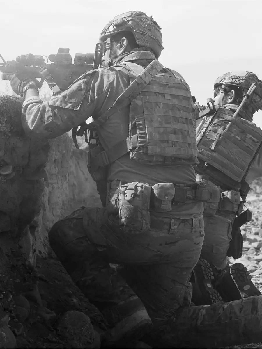Australian Army soldiers from Special Operations Task Group conduct a range practise in Uruzgan province, southern Afghanistan, in 2012.