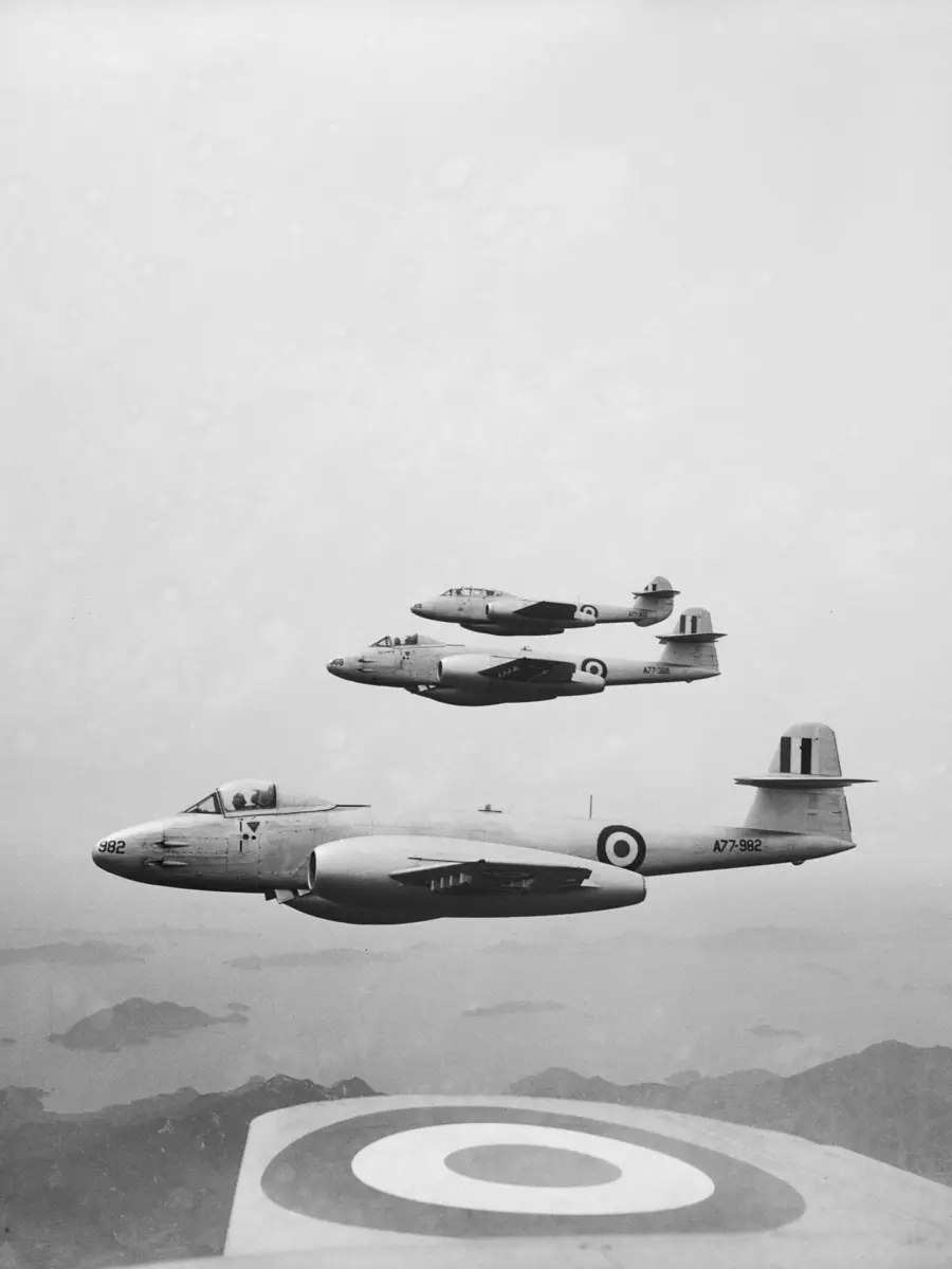 Meteor jets No.77 Squadron