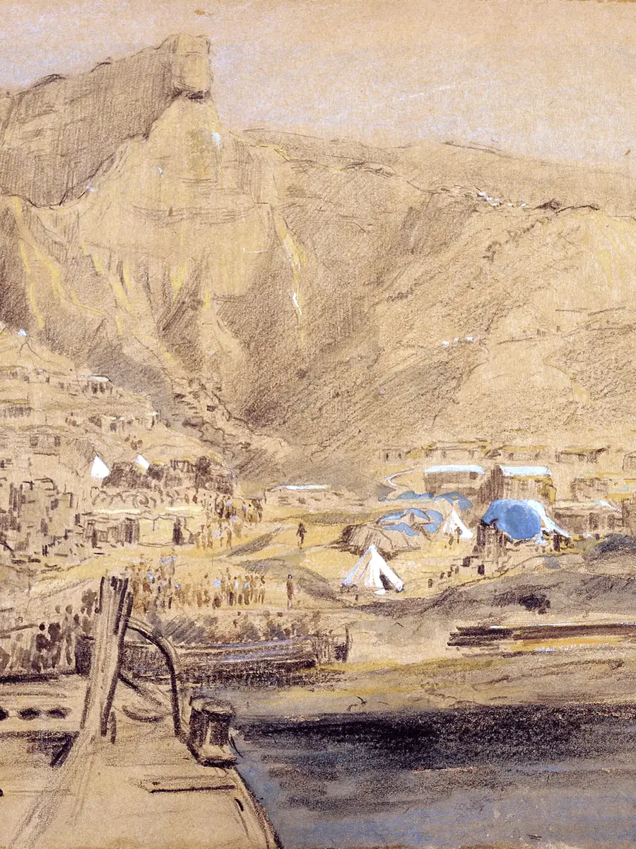 Horace Moore-Jones, NZ & A Headquarters, North Beach below the Sphinx, Gallipoli, 