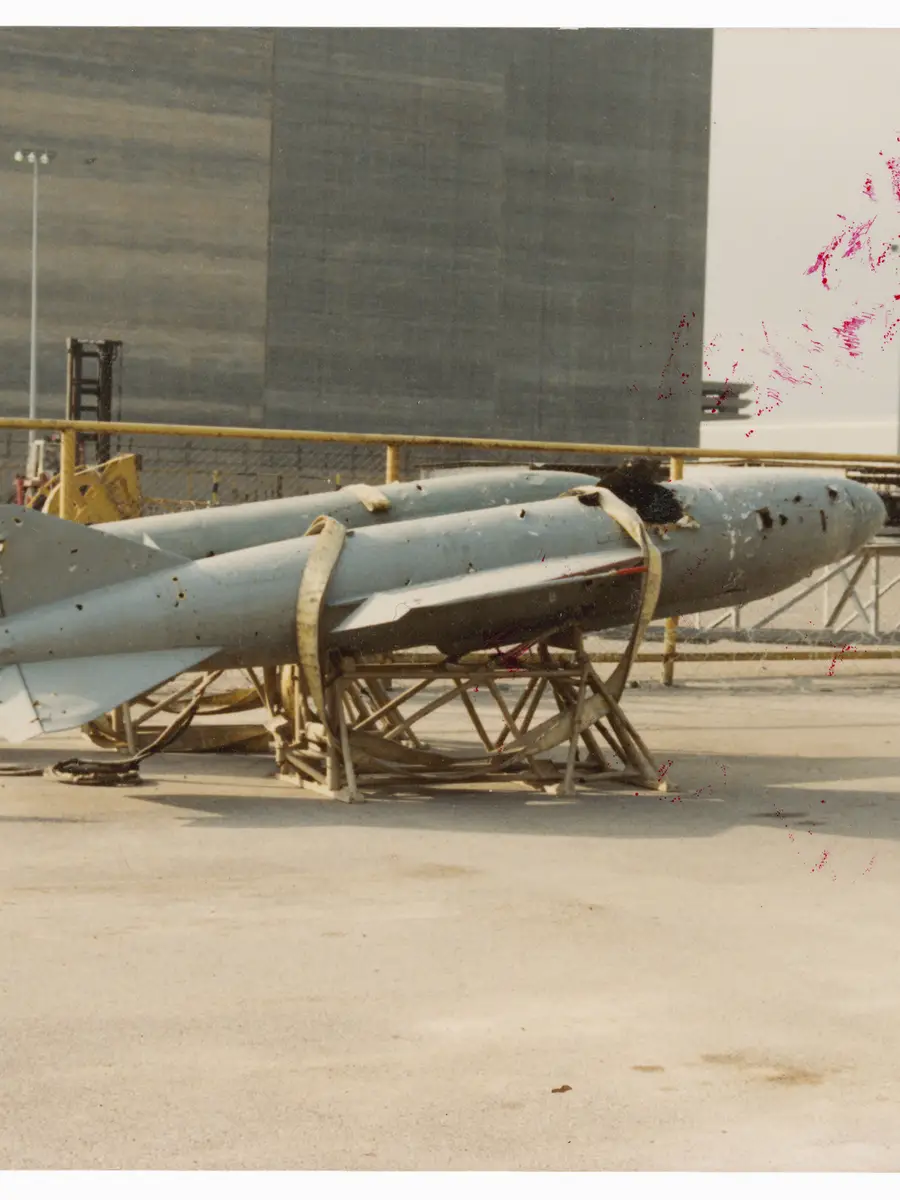 Two silkworm missiles