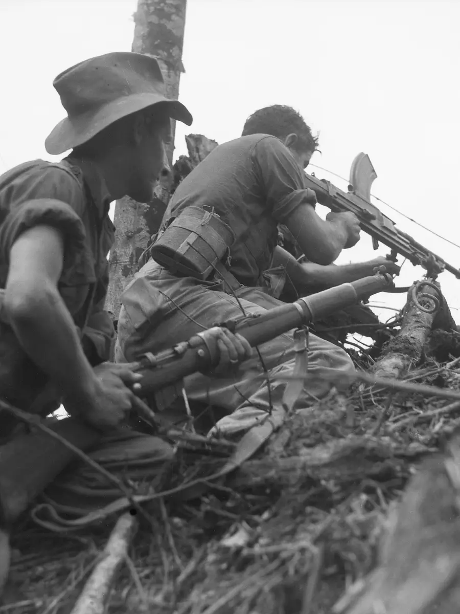 Wewak, Pte Inglis and Pte J. Pie
