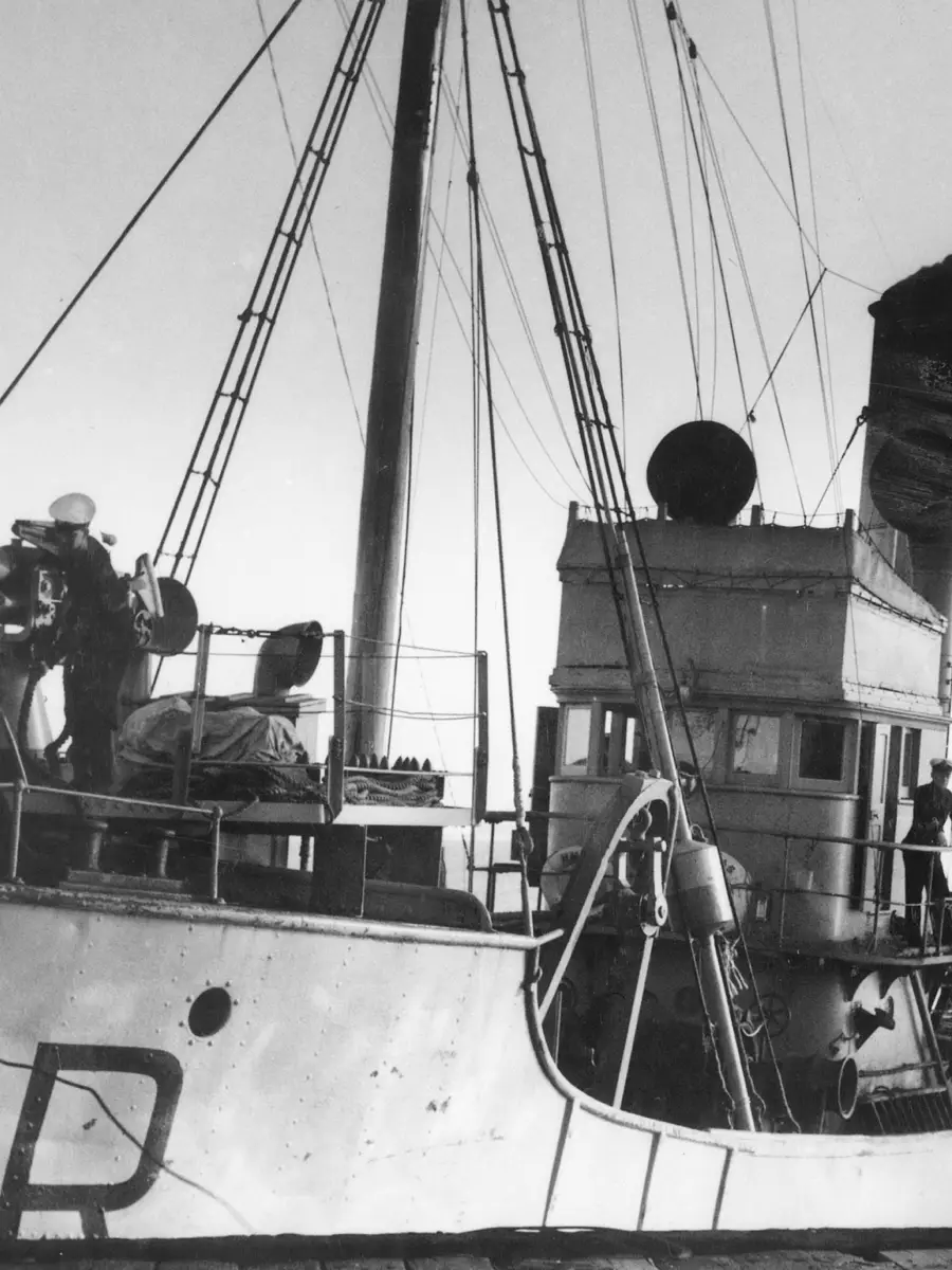 HMAS Goorangai in wartime service, c. 1939.