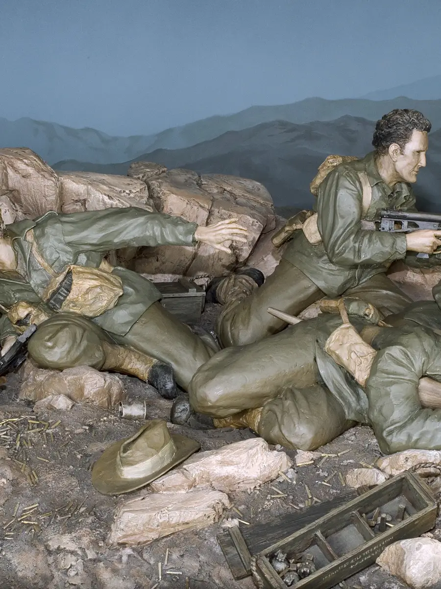 Battle of Kapyong diorama