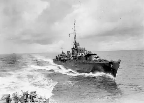 HMAS Arunta, 30 July 1943. 