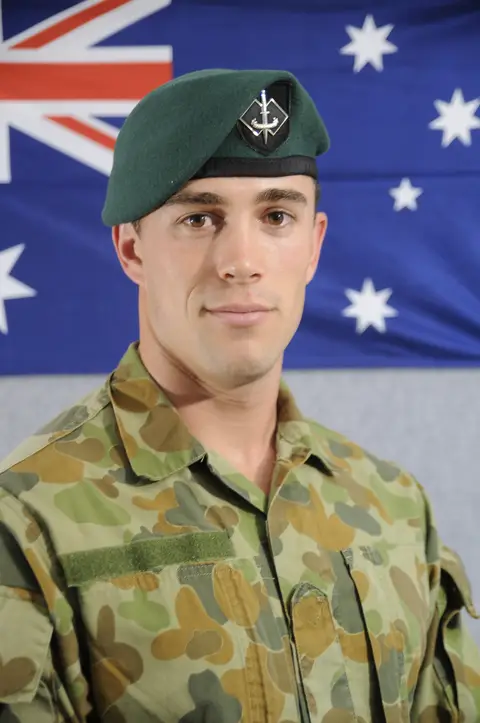 Portrait of Private Benjamin Adam Chuck
