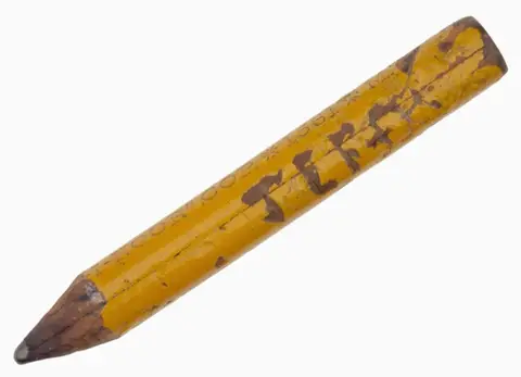 Pencil used by Sister Jeffrey
