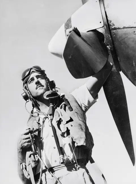 Wing Commander Clive Caldwell DSO & Bar successfully led No. 1 Fighter Wing in the defence of Darwin.