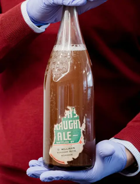 Unopened bottle of Tooth's Draught Ale