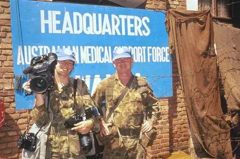 Corporal Robyn White carried the lion’s share of the load