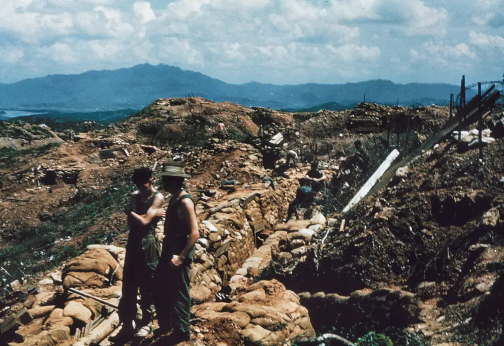 The Samichon Valley as seen from the Hook in July 1953