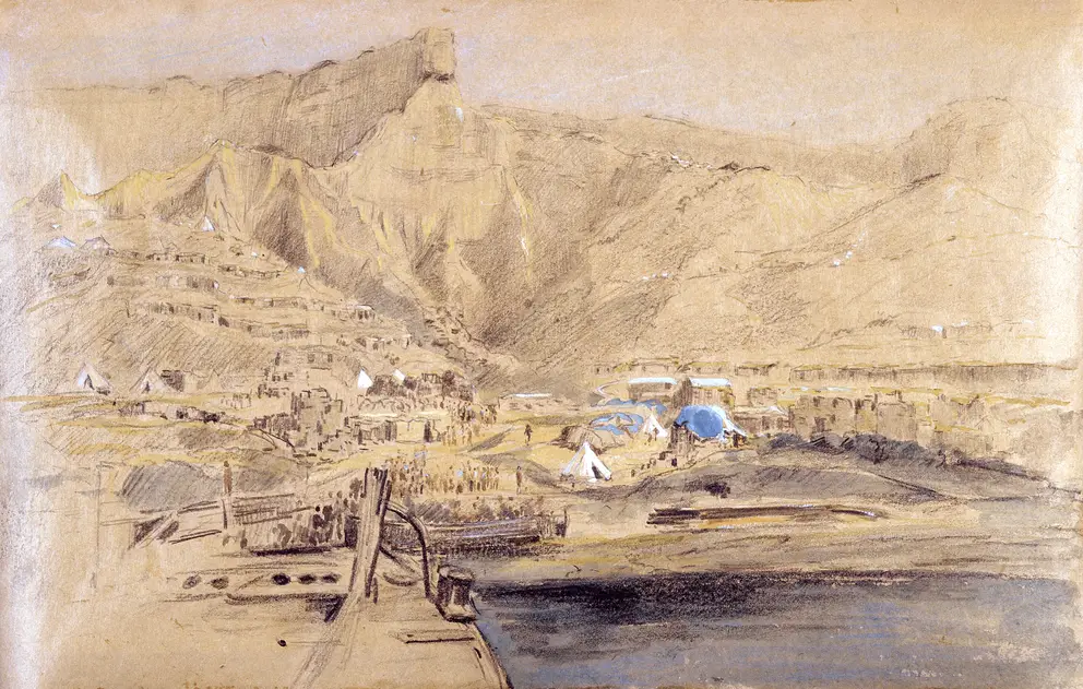Horace Moore-Jones, NZ & A Headquarters, North Beach below the Sphinx, Gallipoli,
