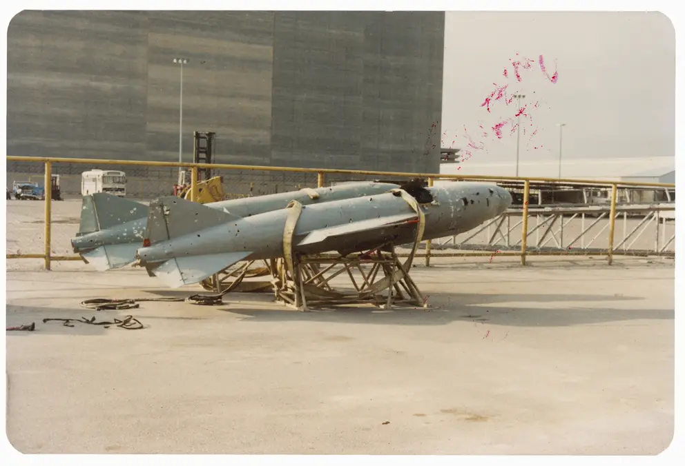 Two silkworm missiles