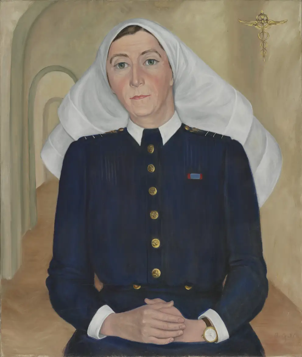 Matron Muriel Doherty, RAAFNS, Alfreda Markovitch, 1948, oil on canvas