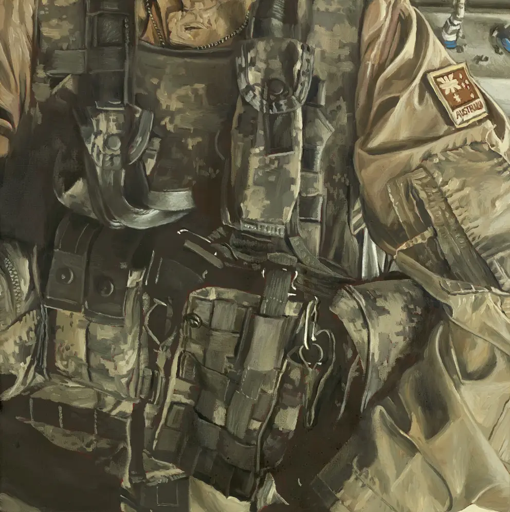 Lyndell Brown & Charles Green, Portrait, Colonel Kevin Humphreys, CO, Army Chinook Squadron, Kandahar 2007