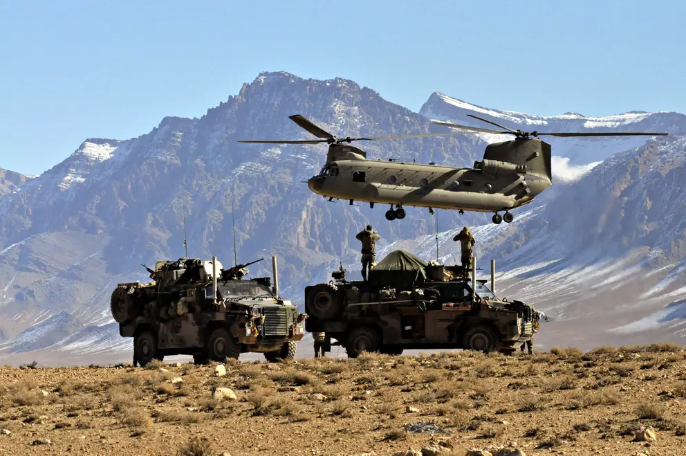 Australian forces operated in difficult terrain to locate and attack terrorist and insurgent groups in Afghanistan