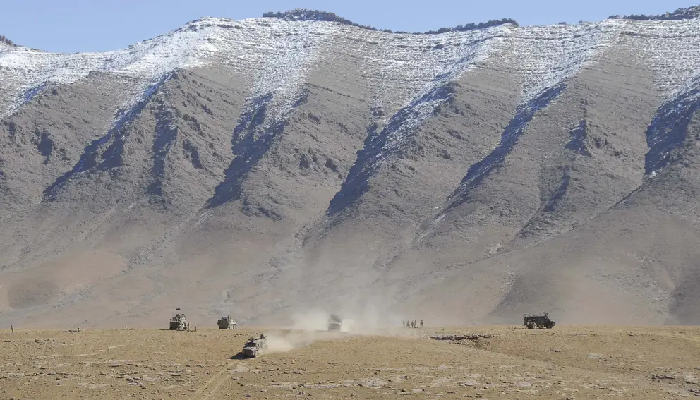 Australian soldiers from the Reconstruction Task Force on patrol in the Chora Region in 2008